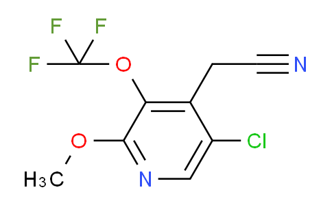 5-Chloro-2-methoxy-3-(trifluoromethoxy)pyridine-4-acetonitrile