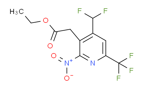 AM17683 | 1361833-03-5 | Ethyl 4-(difluoromethyl)-2-nitro-6-(trifluoromethyl)pyridine-3-acetate