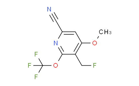 6-Cyano-3-(fluoromethyl)-4-methoxy-2-(trifluoromethoxy)pyridine