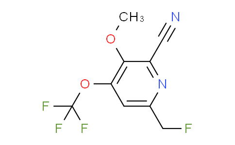 2-Cyano-6-(fluoromethyl)-3-methoxy-4-(trifluoromethoxy)pyridine
