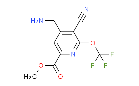 AM176834 | 1806134-04-2 | Methyl 4-(aminomethyl)-3-cyano-2-(trifluoromethoxy)pyridine-6-carboxylate