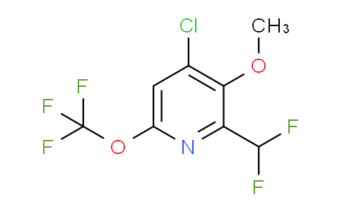 AM176835 | 1804799-90-3 | 4-Chloro-2-(difluoromethyl)-3-methoxy-6-(trifluoromethoxy)pyridine