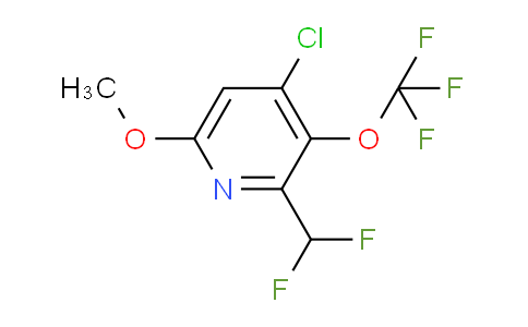 AM176837 | 1806229-69-5 | 4-Chloro-2-(difluoromethyl)-6-methoxy-3-(trifluoromethoxy)pyridine