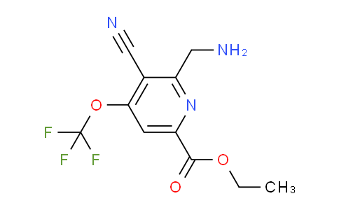 AM176841 | 1804784-08-4 | Ethyl 2-(aminomethyl)-3-cyano-4-(trifluoromethoxy)pyridine-6-carboxylate
