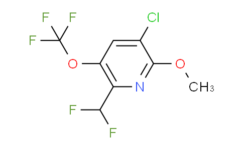 AM176842 | 1806166-82-4 | 3-Chloro-6-(difluoromethyl)-2-methoxy-5-(trifluoromethoxy)pyridine