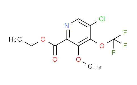 Ethyl 5-chloro-3-methoxy-4-(trifluoromethoxy)pyridine-2-carboxylate