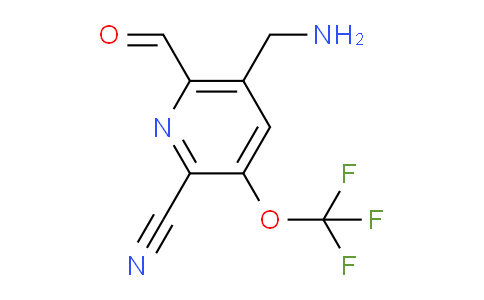 5-(Aminomethyl)-2-cyano-3-(trifluoromethoxy)pyridine-6-carboxaldehyde