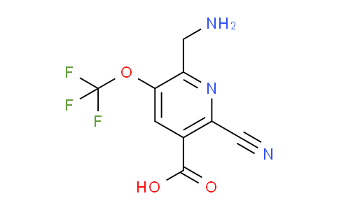 2-(Aminomethyl)-6-cyano-3-(trifluoromethoxy)pyridine-5-carboxylic acid