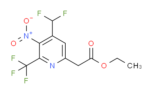 AM17686 | 1361793-70-5 | Ethyl 4-(difluoromethyl)-3-nitro-2-(trifluoromethyl)pyridine-6-acetate