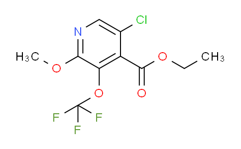 Ethyl 5-chloro-2-methoxy-3-(trifluoromethoxy)pyridine-4-carboxylate
