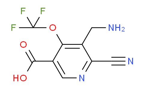 3-(Aminomethyl)-2-cyano-4-(trifluoromethoxy)pyridine-5-carboxylic acid