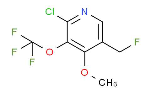 2-Chloro-5-(fluoromethyl)-4-methoxy-3-(trifluoromethoxy)pyridine