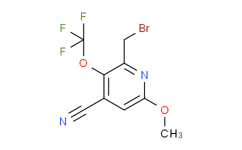 2-(Bromomethyl)-4-cyano-6-methoxy-3-(trifluoromethoxy)pyridine