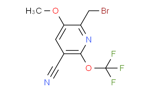 2-(Bromomethyl)-5-cyano-3-methoxy-6-(trifluoromethoxy)pyridine
