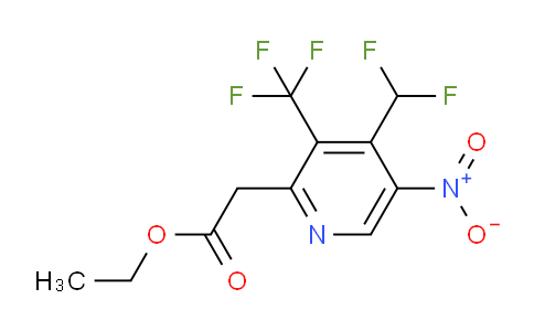 AM17688 | 1361919-06-3 | Ethyl 4-(difluoromethyl)-5-nitro-3-(trifluoromethyl)pyridine-2-acetate