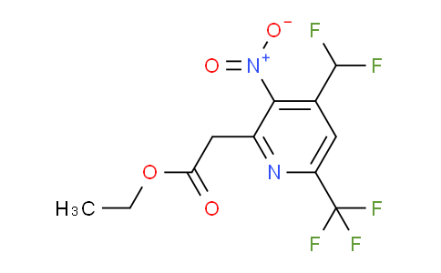 AM17689 | 1361846-38-9 | Ethyl 4-(difluoromethyl)-3-nitro-6-(trifluoromethyl)pyridine-2-acetate