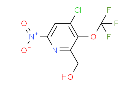 4-Chloro-6-nitro-3-(trifluoromethoxy)pyridine-2-methanol