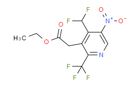 AM17690 | 1361856-68-9 | Ethyl 4-(difluoromethyl)-5-nitro-2-(trifluoromethyl)pyridine-3-acetate