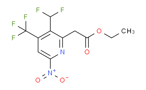 AM17694 | 1361705-20-5 | Ethyl 3-(difluoromethyl)-6-nitro-4-(trifluoromethyl)pyridine-2-acetate