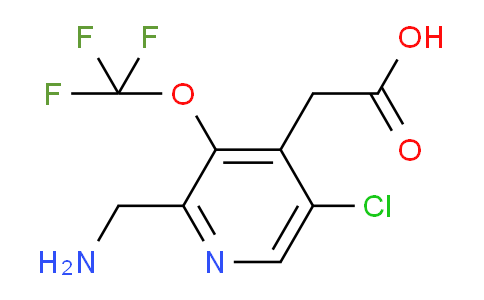 AM176957 | 1804319-56-9 | 2-(Aminomethyl)-5-chloro-3-(trifluoromethoxy)pyridine-4-acetic acid