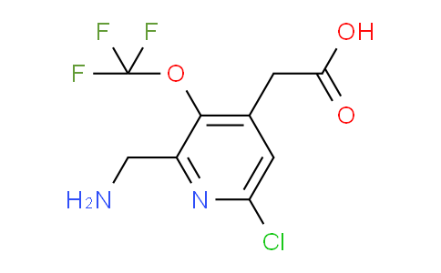2-(Aminomethyl)-6-chloro-3-(trifluoromethoxy)pyridine-4-acetic acid