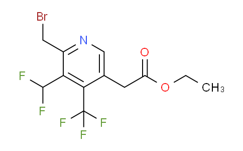 AM17697 | 1361822-72-1 | Ethyl 2-(bromomethyl)-3-(difluoromethyl)-4-(trifluoromethyl)pyridine-5-acetate