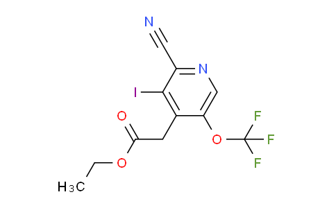 AM176971 | 1806116-65-3 | Ethyl 2-cyano-3-iodo-5-(trifluoromethoxy)pyridine-4-acetate
