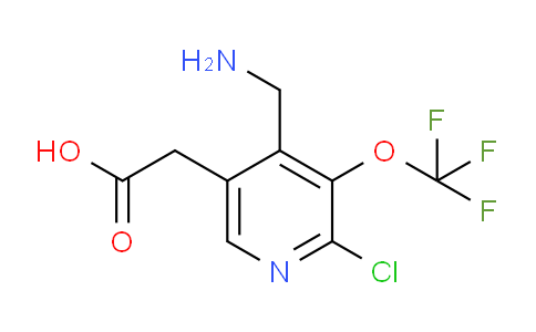 AM176974 | 1806158-79-1 | 4-(Aminomethyl)-2-chloro-3-(trifluoromethoxy)pyridine-5-acetic acid