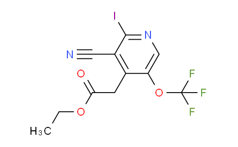 AM176986 | 1806116-81-3 | Ethyl 3-cyano-2-iodo-5-(trifluoromethoxy)pyridine-4-acetate