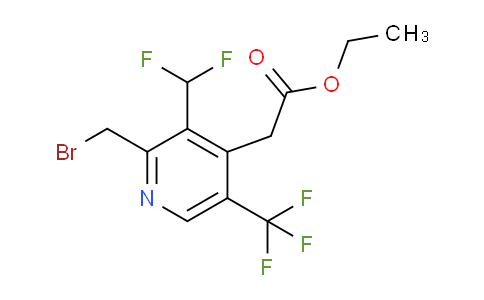 AM17699 | 1361698-08-9 | Ethyl 2-(bromomethyl)-3-(difluoromethyl)-5-(trifluoromethyl)pyridine-4-acetate
