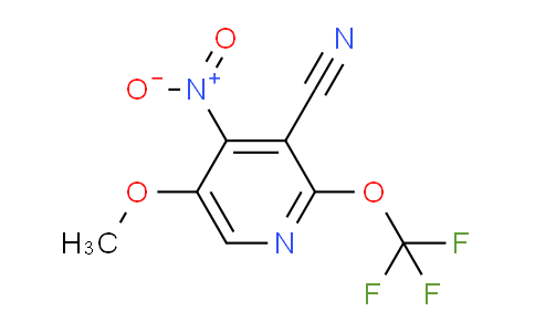 3-Cyano-5-methoxy-4-nitro-2-(trifluoromethoxy)pyridine