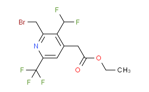 AM17701 | 1361754-07-5 | Ethyl 2-(bromomethyl)-3-(difluoromethyl)-6-(trifluoromethyl)pyridine-4-acetate