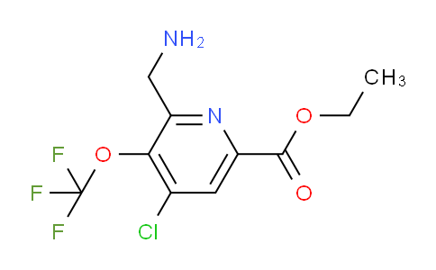 AM177026 | 1804555-05-2 | Ethyl 2-(aminomethyl)-4-chloro-3-(trifluoromethoxy)pyridine-6-carboxylate