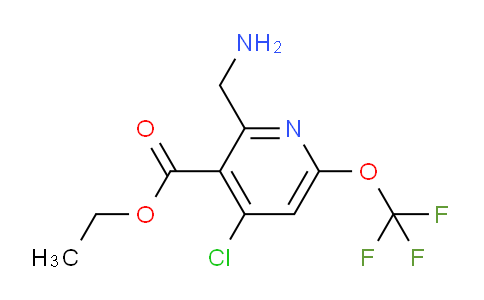 AM177030 | 1806242-13-6 | Ethyl 2-(aminomethyl)-4-chloro-6-(trifluoromethoxy)pyridine-3-carboxylate