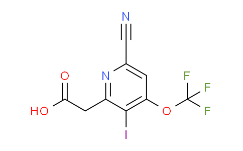 AM177033 | 1804819-22-4 | 6-Cyano-3-iodo-4-(trifluoromethoxy)pyridine-2-acetic acid