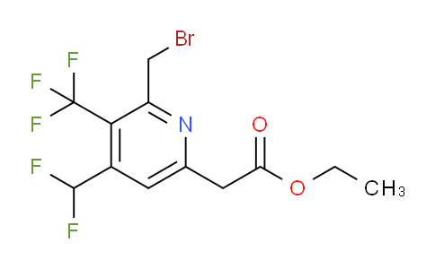 AM17704 | 1361885-29-1 | Ethyl 2-(bromomethyl)-4-(difluoromethyl)-3-(trifluoromethyl)pyridine-6-acetate