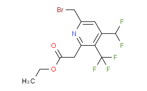 AM17706 | 1361849-16-2 | Ethyl 6-(bromomethyl)-4-(difluoromethyl)-3-(trifluoromethyl)pyridine-2-acetate