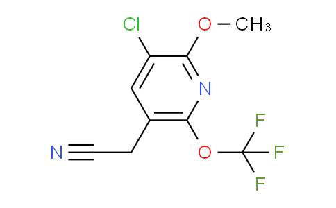 AM177067 | 1803996-53-3 | 3-Chloro-2-methoxy-6-(trifluoromethoxy)pyridine-5-acetonitrile
