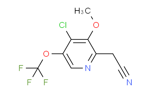 AM177078 | 1806127-66-1 | 4-Chloro-3-methoxy-5-(trifluoromethoxy)pyridine-2-acetonitrile