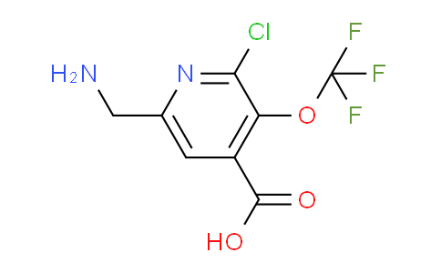 6-(Aminomethyl)-2-chloro-3-(trifluoromethoxy)pyridine-4-carboxylic acid