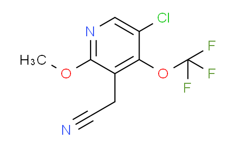 5-Chloro-2-methoxy-4-(trifluoromethoxy)pyridine-3-acetonitrile
