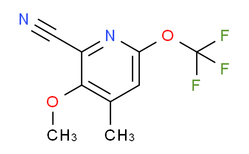 AM177084 | 1804723-75-8 | 2-Cyano-3-methoxy-4-methyl-6-(trifluoromethoxy)pyridine