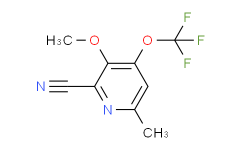 AM177086 | 1806118-27-3 | 2-Cyano-3-methoxy-6-methyl-4-(trifluoromethoxy)pyridine