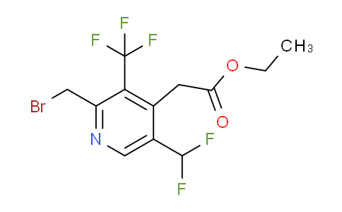 AM17709 | 1361870-56-5 | Ethyl 2-(bromomethyl)-5-(difluoromethyl)-3-(trifluoromethyl)pyridine-4-acetate