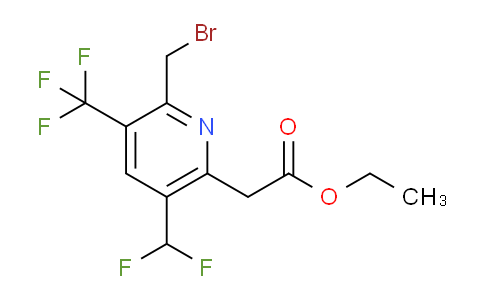 AM17710 | 1361911-41-2 | Ethyl 2-(bromomethyl)-5-(difluoromethyl)-3-(trifluoromethyl)pyridine-6-acetate