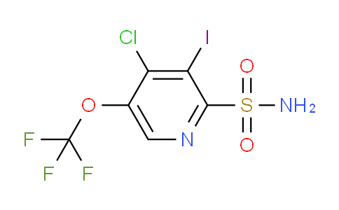 4-Chloro-3-iodo-5-(trifluoromethoxy)pyridine-2-sulfonamide