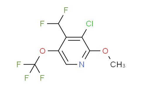 3-Chloro-4-(difluoromethyl)-2-methoxy-5-(trifluoromethoxy)pyridine