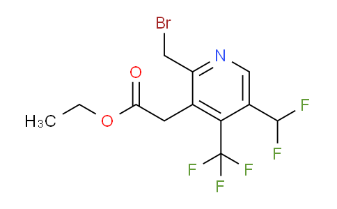 AM17711 | 1361705-75-0 | Ethyl 2-(bromomethyl)-5-(difluoromethyl)-4-(trifluoromethyl)pyridine-3-acetate