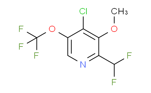 4-Chloro-2-(difluoromethyl)-3-methoxy-5-(trifluoromethoxy)pyridine