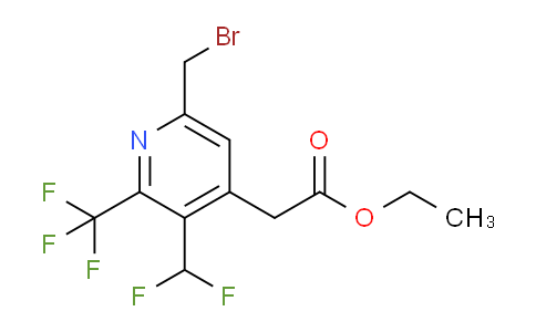 AM17713 | 1361770-02-6 | Ethyl 6-(bromomethyl)-3-(difluoromethyl)-2-(trifluoromethyl)pyridine-4-acetate